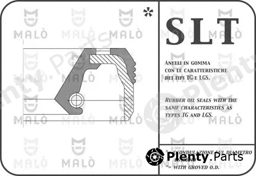 Akron-Malò 743SI — Shaft Seal, crankshaft