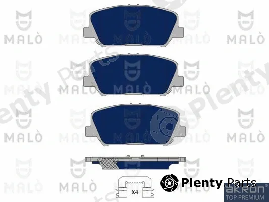 Akron-Malò 1051144 — Brake Pad Set, disc brake