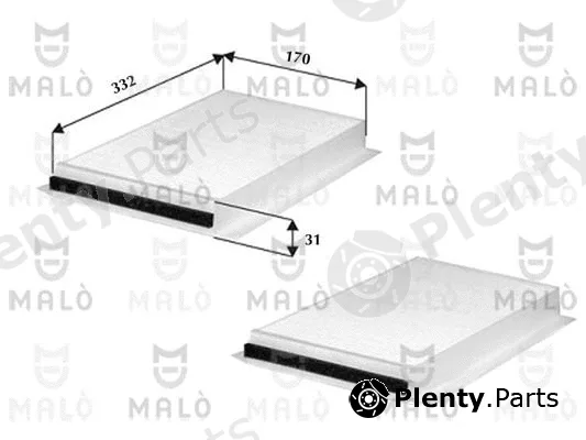Akron-Malò 1531011 — Filter, cabin air
