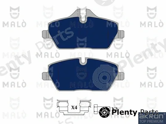 Akron-Malò 1050881 — Brake Pad Set, disc brake