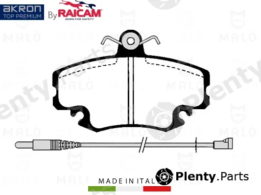 Akron-Malò 28480381 — Brake Pad Set, disc brake
