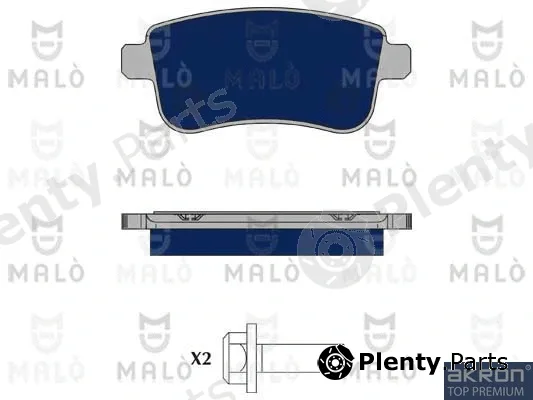 Akron-Malò 1050175 — Brake Pad Set, disc brake