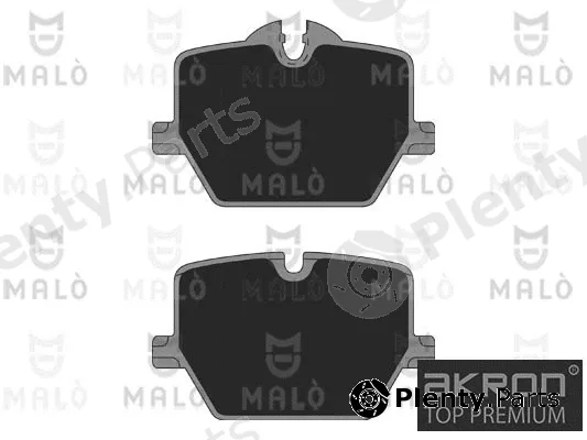 Akron-Malò 1051391 — Brake Pad Set, disc brake