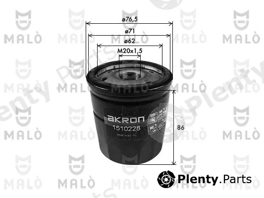 Akron-Malò 1510228 — Oil Filter