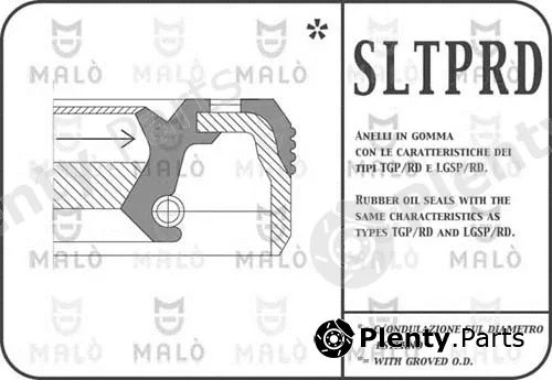 Akron-Malò 604PRDA — Shaft Seal, manual transmission flange