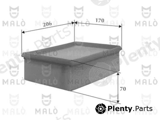 Akron-Malò 1500608 — Air Filter