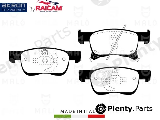 Akron-Malò 28481281OE — Brake Pad Set, disc brake