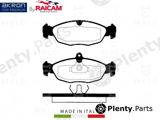 Akron-Malò 28480290 — Brake Pad Set, disc brake
