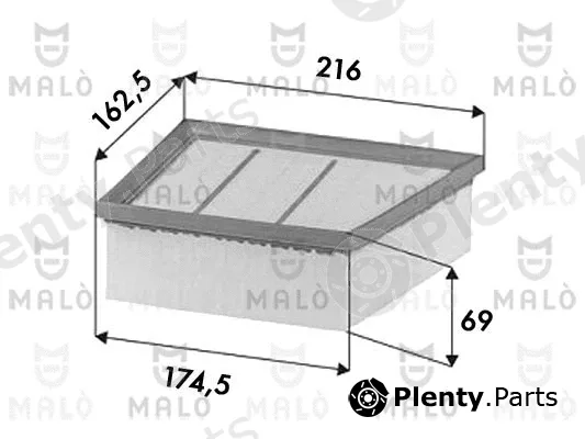 Akron-Malò 1500687 — Air Filter