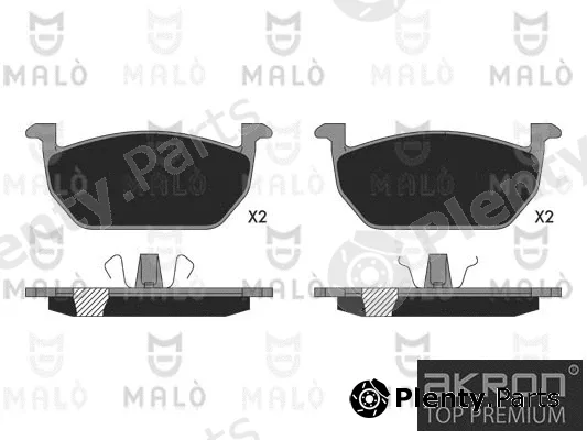 Akron-Malò 1051377 — Brake Pad Set, disc brake