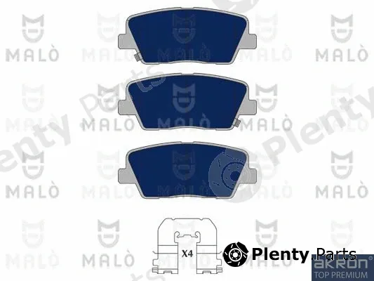 Akron-Malò 1051146 — Brake Pad Set, disc brake
