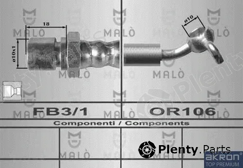 Akron-Malò 80436 — Brake Hose