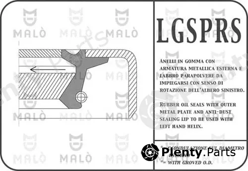 Akron-Malò 13481PRSF — Shaft Seal, crankshaft