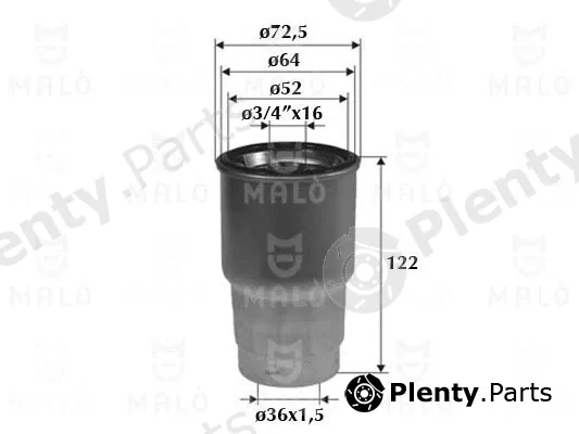 Akron-Malò 1520037 — Fuel Filter