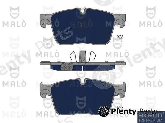 Akron-Malò 1051307 — Brake Pad Set, disc brake