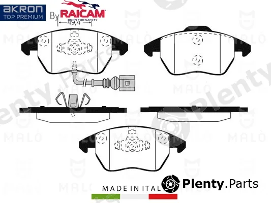 Akron-Malò 28480150 — Brake Pad Set, disc brake
