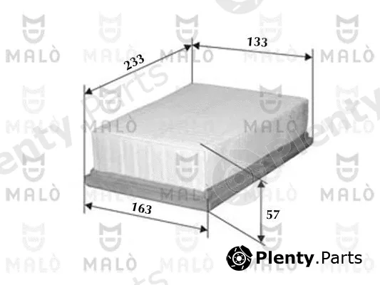 Akron-Malò 1500086 — Air Filter