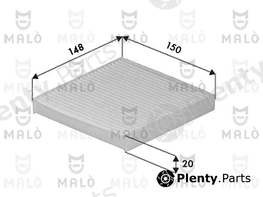 Akron-Malò 1532621 — Filter, cabin air