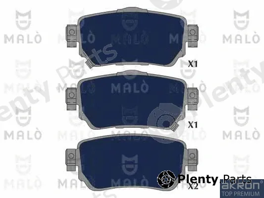 Akron-Malò 1051313 — Brake Pad Set, disc brake