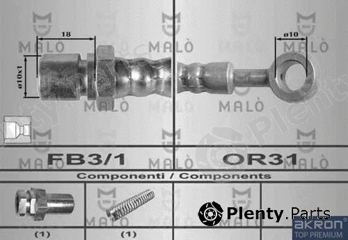 Akron-Malò 80290 — Brake Hose