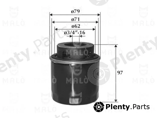 Akron-Malò 1510124 — Oil Filter
