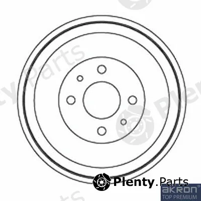 Akron-Malò 1120001 — Brake Drum