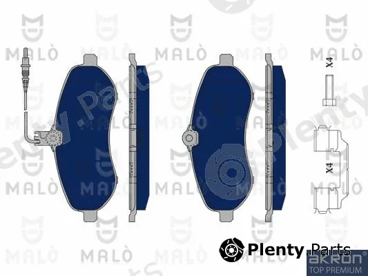 Akron-Malò 1050242 — Brake Pad Set, disc brake