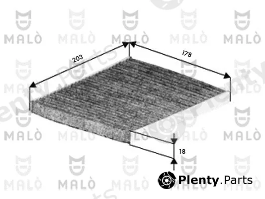 Akron-Malò 1530782 — Filter, cabin air