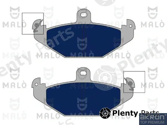 Akron-Malò 1050666 — Brake Pad Set, disc brake