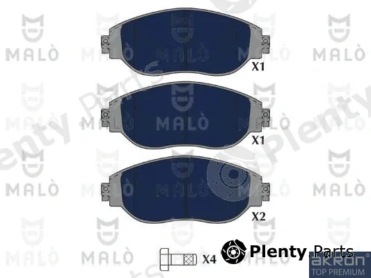 Akron-Malò 1051344 — Brake Pad Set, disc brake