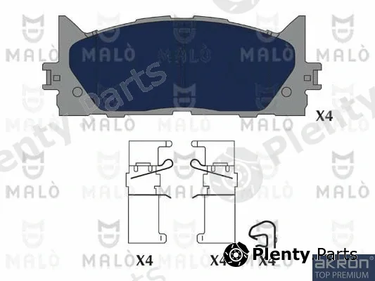 Akron-Malò 1051331 — Brake Pad Set, disc brake