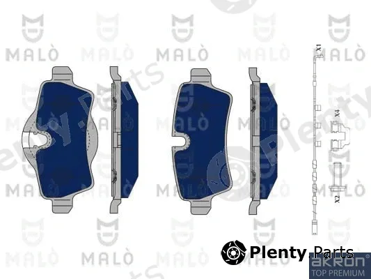 Akron-Malò 1050141 — Brake Pad Set, disc brake