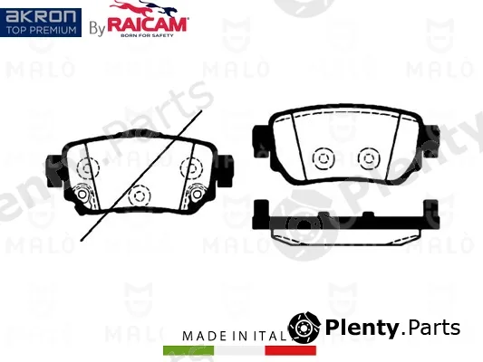 Akron-Malò 28481313 — Brake Pad Set, disc brake