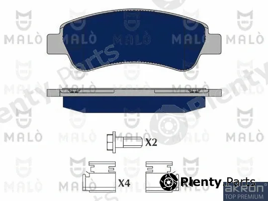 Akron-Malò 1050396 — Brake Pad Set, disc brake
