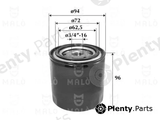 Akron-Malò 1510136 — Oil Filter