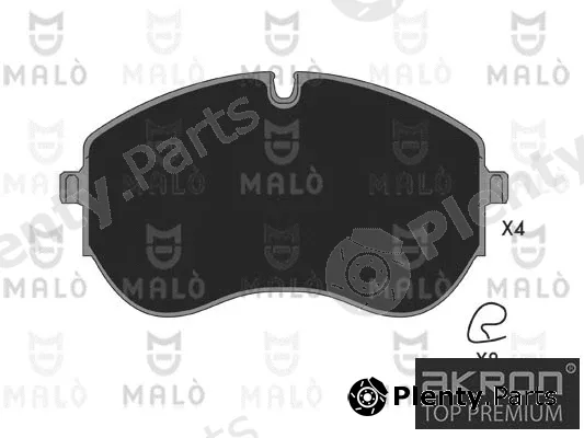 Akron-Malò 1051388 — Brake Pad Set, disc brake