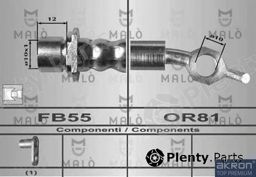 Akron-Malò 80410 — Brake Hose