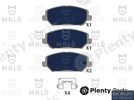 Akron-Malò 1051339 — Brake Pad Set, disc brake