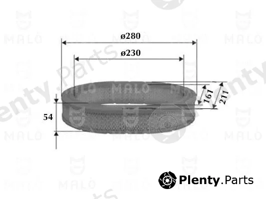 Akron-Malò 1500531 — Air Filter