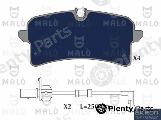 Akron-Malò 1051246 — Brake Pad Set, disc brake