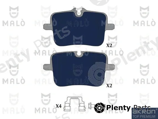 Akron-Malò 1051354 — Brake Pad Set, disc brake