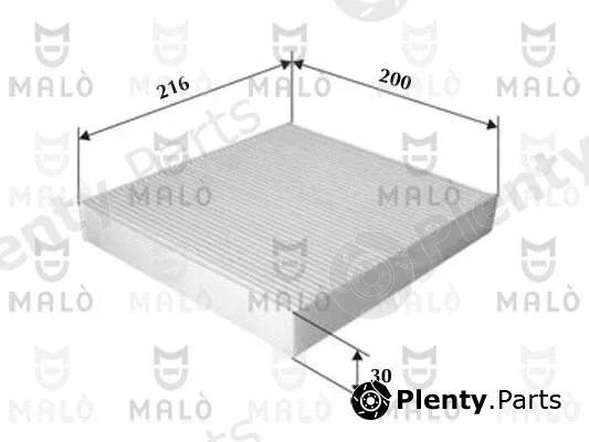 Akron-Malò 1531491 — Filter, cabin air