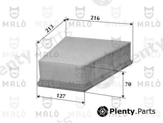Akron-Malò 1500028 — Air Filter