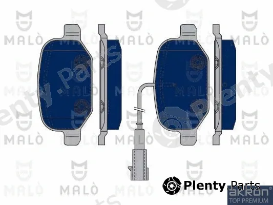 Akron-Malò 1050002 — Brake Pad Set, disc brake