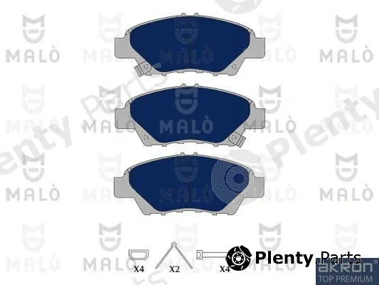 Akron-Malò 1051120 — Brake Pad Set, disc brake