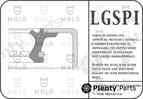 Akron-Malò 13100PIAC — Shaft Seal, manual transmission
