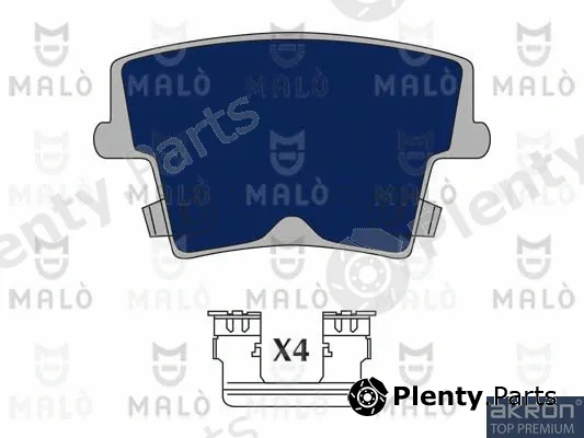 Akron-Malò 1051072 — Brake Pad Set, disc brake