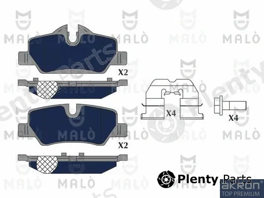 Akron-Malò 1051277 — Brake Pad Set, disc brake