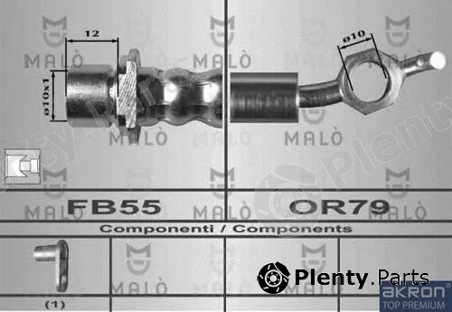 Akron-Malò 80401 — Brake Hose