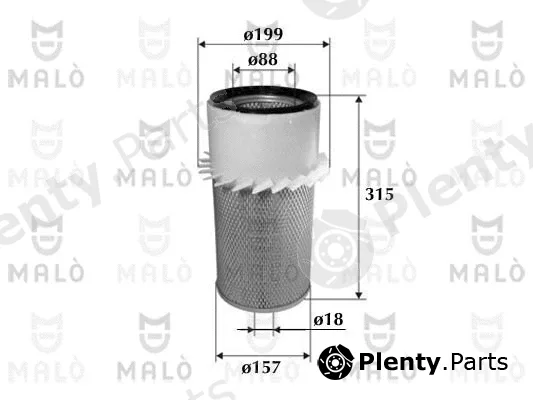 Akron-Malò 1500150 — Air Filter